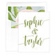 Green Large Swoosh Vertical Folded Note Cards Image 3 of 3